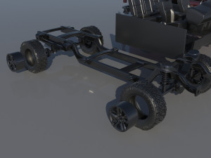 Chevrolet Silverado 1500 2022 3D 프린트 모델