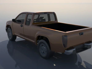 Chevrolet Colorado 2005 Extended Cab 3D Print Model