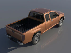 Chevrolet Colorado 2005 Extended Cab 3D Print Model