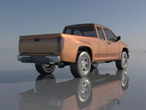 Chevrolet Colorado 2005 Extended Cab 3D Print Model