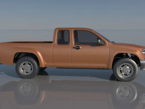 Chevrolet Colorado 2005 Extended Cab 3D Print Model