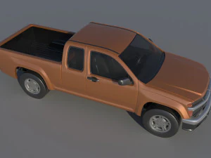 Chevrolet Colorado 2005 Extended Cab 3D Print Model