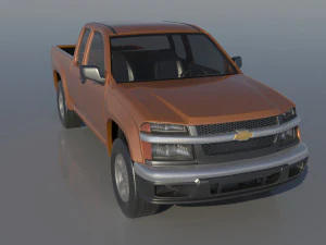 Chevrolet Colorado 2005 Extended Cab 3D Print Model