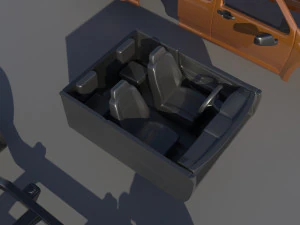 Chevrolet Colorado 2005 Extended Cab 3D Print Model