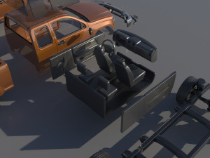 Chevrolet Colorado 2005 Extended Cab 3D 프린트 모델