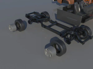 Chevrolet Colorado 2005 Extended Cab 3D Print Model