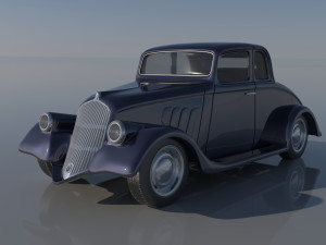 Willys Coupe 1933 3D Print Model