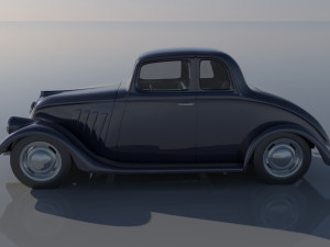 Willys Coupe 1933 Model Cetak 3D