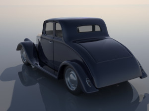 Willys Coupe 1933 Model Cetak 3D
