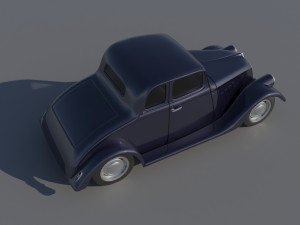 Willys Coupe 1933 Model Cetak 3D