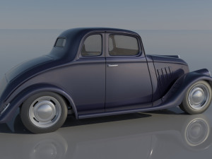 Willys Coupe 1933 Model Cetak 3D
