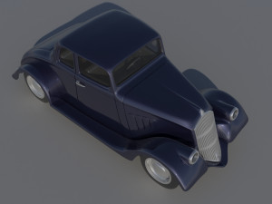Willys Coupe 1933 Model Cetak 3D