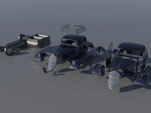 Willys Coupe 1933 3D Print Model