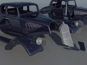 Willys Coupe 1933 3D Print Model