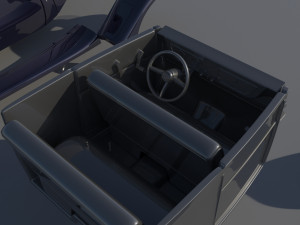 Willys Coupe 1933 Model Cetak 3D