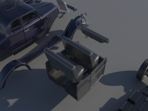 Willys Coupe 1933 Model Cetak 3D