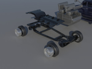 Willys Coupe 1933 Model Cetak 3D