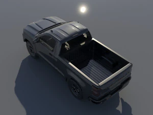 Chevrolet Silverado 1500 Regular Cab 2022 3D Print Model