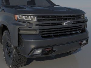 Chevrolet Silverado 1500 Regular Cab 2022 3D Принт Модель