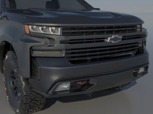Chevrolet Silverado 1500 Regular Cab 2022 3D Print Model