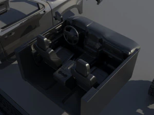 Chevrolet Silverado 1500 Regular Cab 2022 3D Print Model