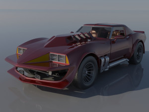 Chevrolet Corvette Summer 3D Принт Модель