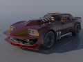 シボレー コルベット 夏 3Dプリントモデル