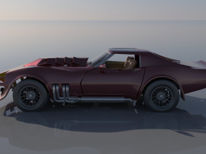 Chevrolet Corvette Summer 3Dプリントモデル