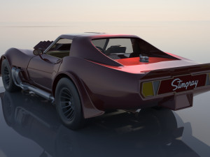 Chevrolet Corvette Summer 3Dプリントモデル