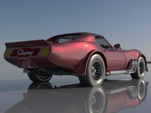 Chevrolet Corvette Summer 3D Print Model