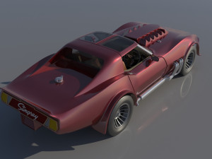Chevrolet Corvette Summer 3Dプリントモデル