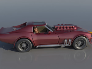 Chevrolet Corvette Summer 3Dプリントモデル