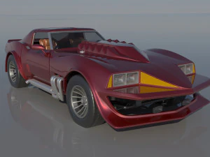 Chevrolet Corvette Summer 3D Print Model