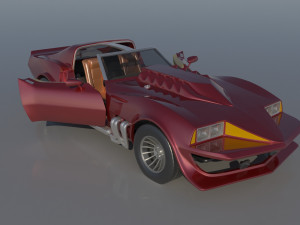 Chevrolet Corvette Summer 3Dプリントモデル