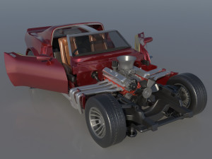 Chevrolet Corvette Summer 3Dプリントモデル