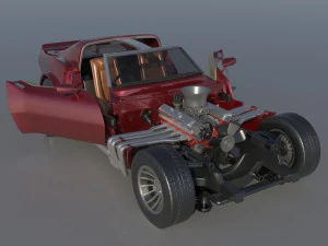 Chevrolet Corvette Summer 3D Print Model