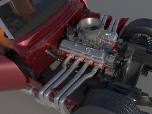 Chevrolet Corvette Summer 3D Print Model