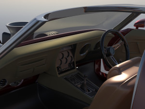 Chevrolet Corvette Summer 3Dプリントモデル