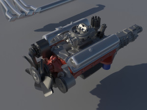 Chevrolet Corvette Summer 3Dプリントモデル