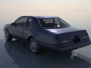 Fo-rd Thunderbird 1983 3D Print Model