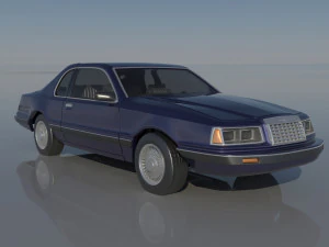 Fo-rd Thunderbird 1983 3D Print Model