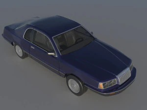 Fo-rd Thunderbird 1983 3D Print Model