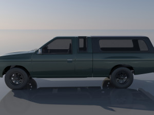 Nissan Hardbody D21 Extended Cab 1994 Modèles 3D en vedette
