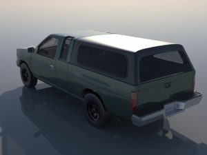 Nissan Hardbody D21 Extended Cab 1994 Modèles 3D en vedette