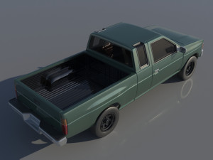 Nissan Hardbody D21 Extended Cab 1994 Modèles 3D en vedette