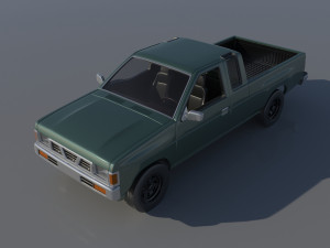 Nissan Hardbody D21 Extended Cab 1994 Modèles 3D en vedette