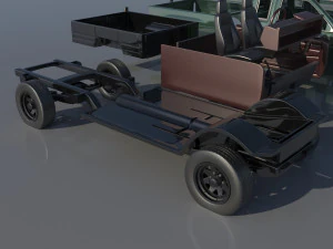 Nissan Hardbody D21 Extended Cab 1994 3D Print Model