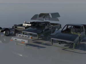 Nissan Hardbody D21 1994 3D Print Model