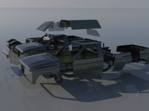 Nissan Hardbody D21 1994 3D Print Model