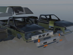 Nissan Hardbody D21 1994 3D Print Model